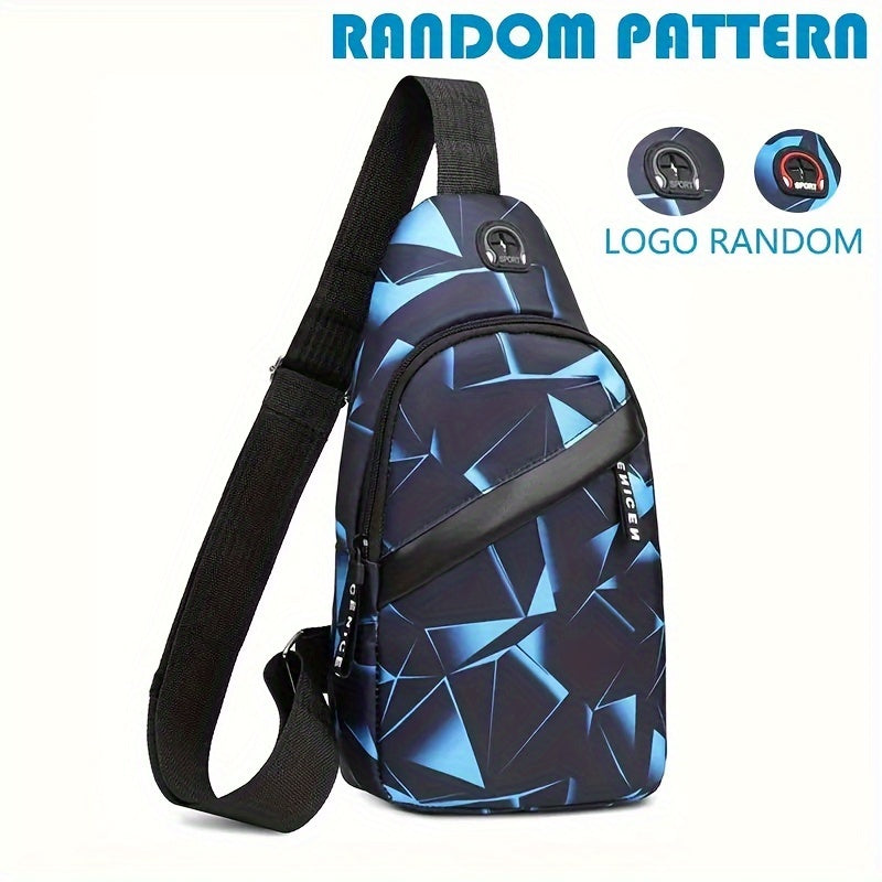 New Design Portable Practical Simple Leisure Men Sports Youth Hip Chest Bag