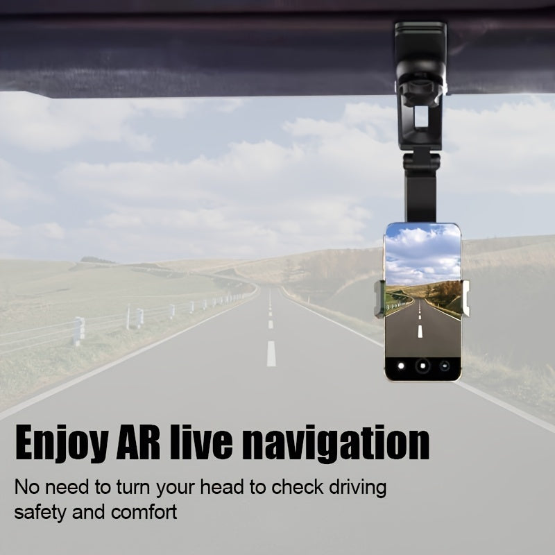 Trendy Car Phone Holder Multifunctional Car Navigation Holder Phone Holder General Automotive Accessories