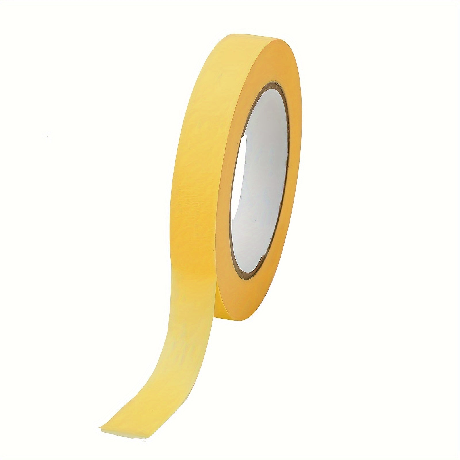 12Rolls 3/4" x165ft Masking Tape Crepe Paper Automotive Refinish 06652 Yellow