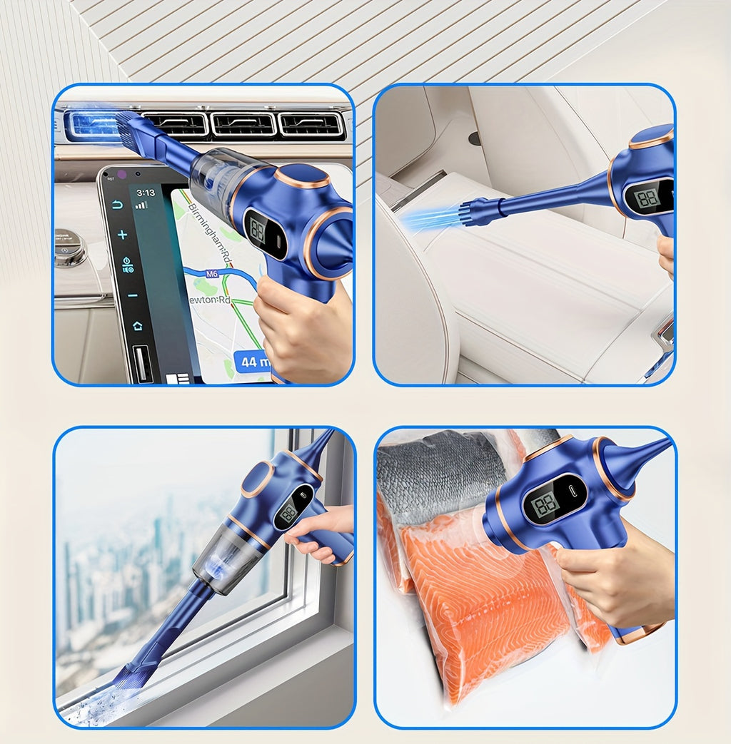 4000mAh High-Power Portable Vacuum Cleaner -USB Rechargeable,
