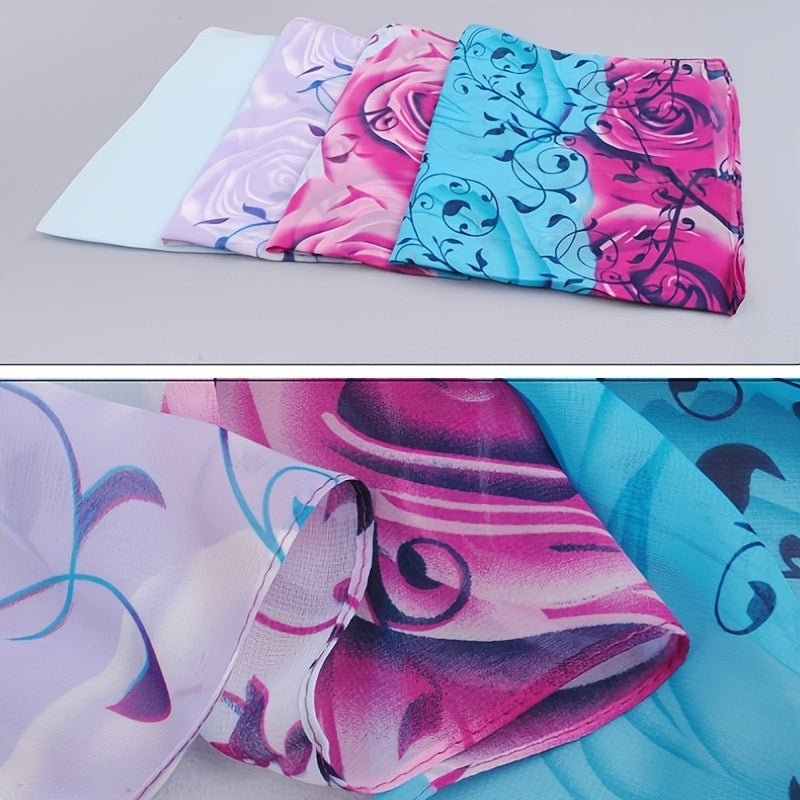 Fashionable Chiffon Scarves for Spring And Summer, Women'S Summer Sun Protection Shawls,