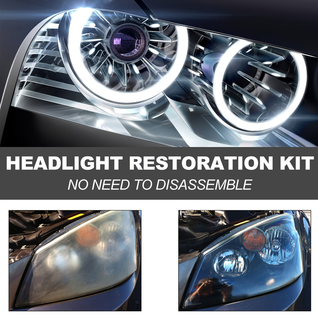 8.5oz Car Headlight Restoration Fluid Automotive Headlight Oxidation Yellowing Scratches Blurring Enhancement Crystal Plating Coating Refurbishment Agent