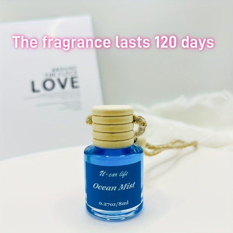 1PC Car Air Fragrance Oil Diffuser, Car Air Freshener, Car Oil Air Freshener, Car Oil Diffuser, Wood Automotive Air Fresheners, Long Lasting Car Air Freshener 8ml