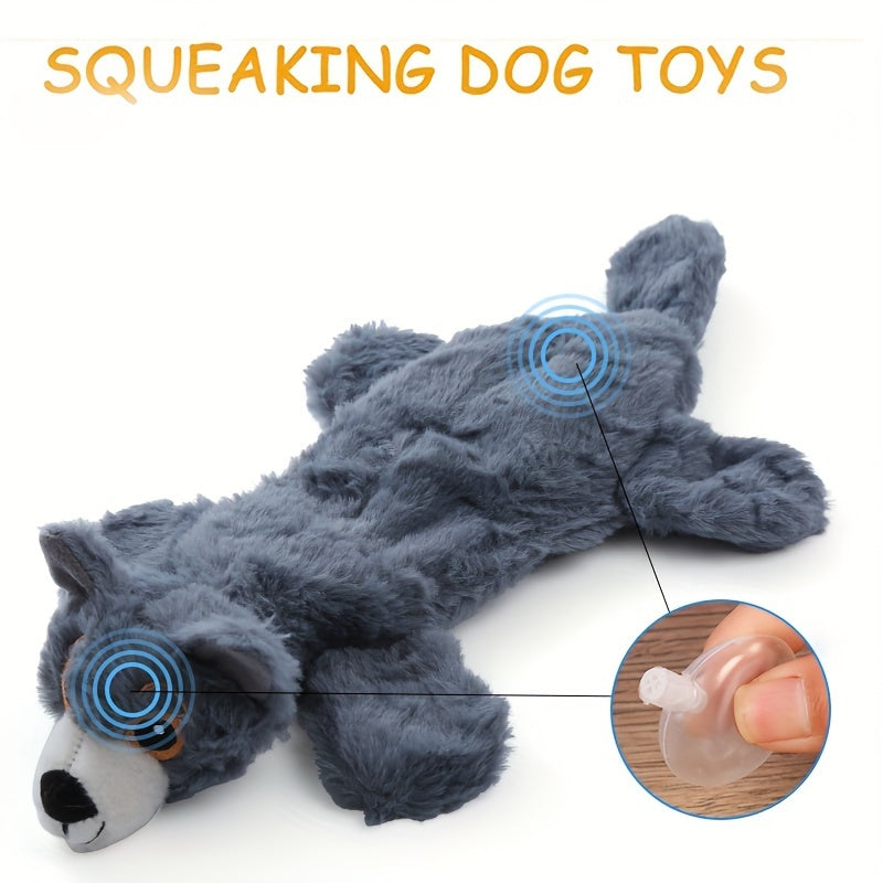 5-Pack Durable Squeaky Dog Toys Set - No Stuffing and Plush Toys for Small, Medium, Large Dogs - Cute Interactive Chewing Toys with Squeakers, Best Birthday Gift for Pet Owners