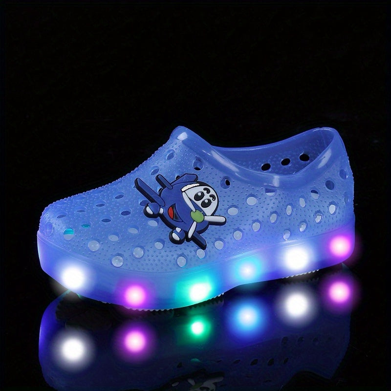 Boys Girls Clogs With Charms, Garden Shoes, Comfortable Lightweight Hollow Out Sandals, Spring And Summer