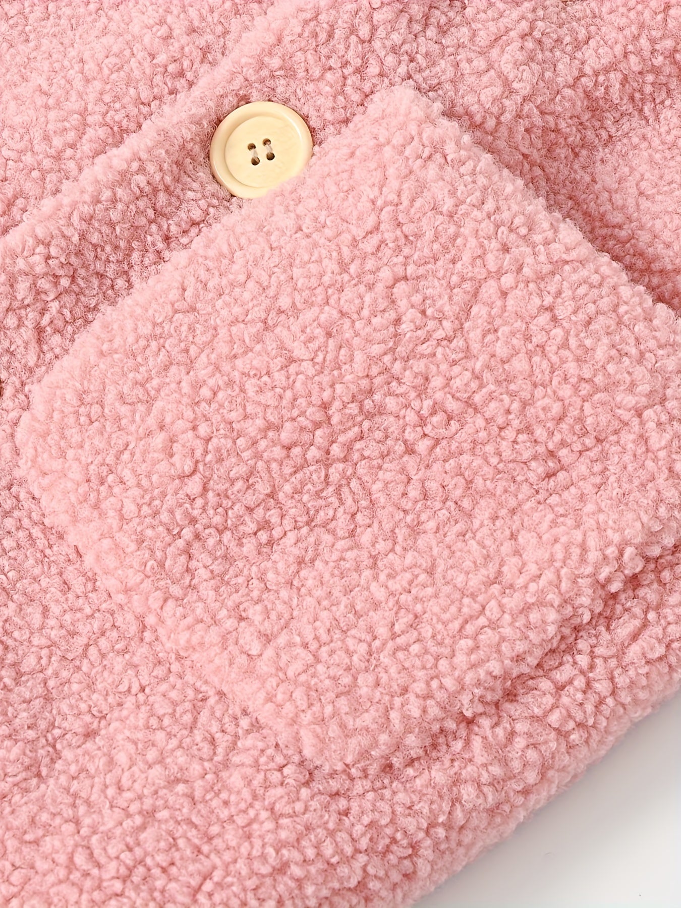 JOMAKE Girls' Winter Coat - Pastel Pink & Ombre Jacket with Button Front Closure,