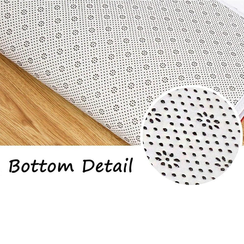 Two Additional Non-Slip Mats with a Green Leaf Pattern, Soft And Suitable for Living Rooms And Kitchens, They Are Woven Polyester Rugs, Hand Wash Only, Rectangular, Weighing 480Gsm, And 0.39inch Thick