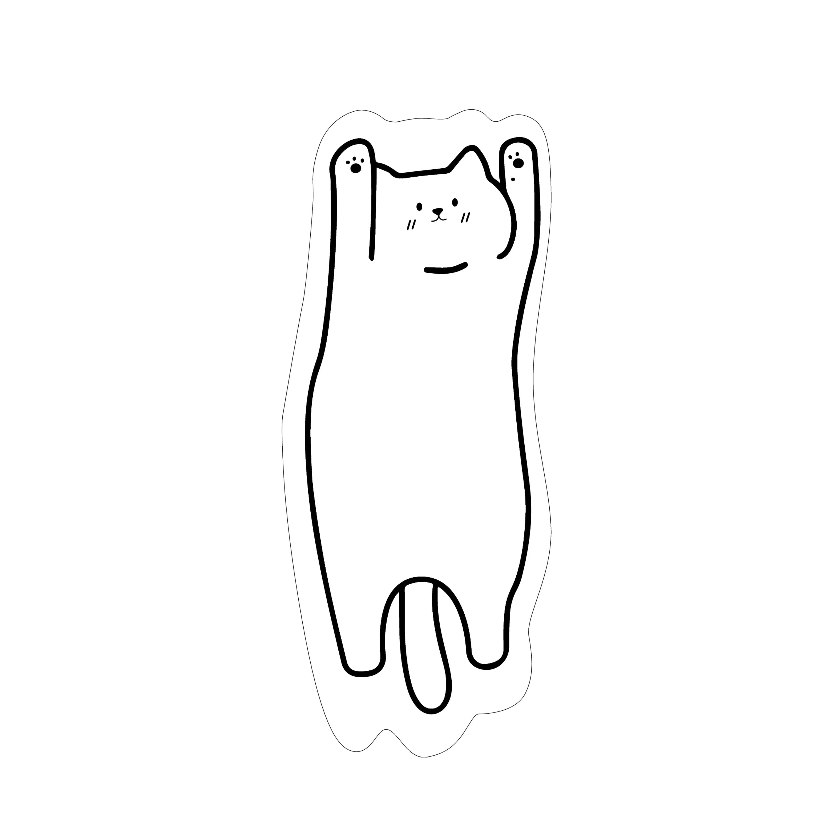 1pc Extra Large Adorable Cat Rug - Luxuriously Soft & Non-Skid, Vibrant Cartoon Animal Pattern for Indoor Bedrooms - Durable, Stylish Accent Carpet Mat