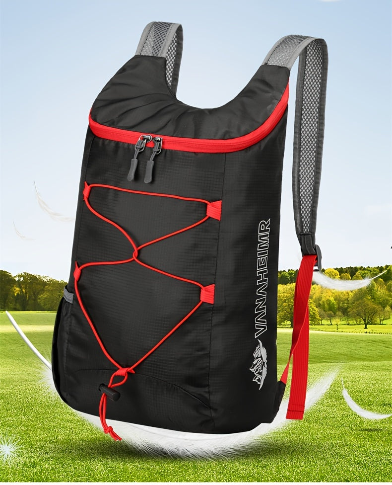 Small Portable Multifunctional Sports Backpack, Foldable Lightweight Waterproof Storage Bag For Men Outdoor Camping Hiking Travel Backpack