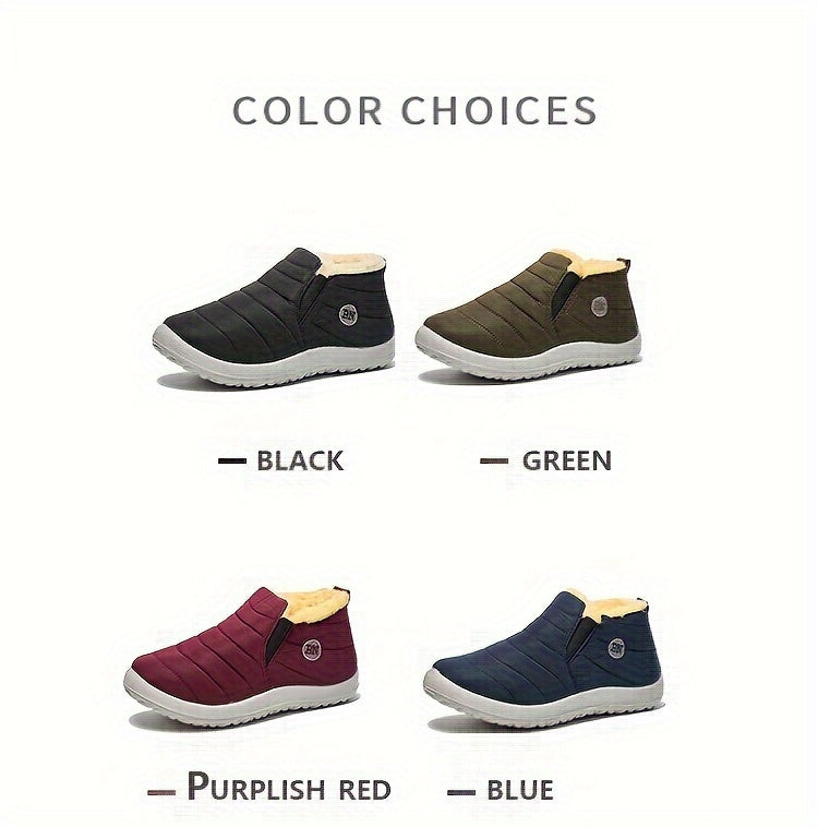 [Plush Snow Boots] Warm And Plush Women's Winter Snow Boots | Short, Thickened, Flat-Soled Footwear, Shoes