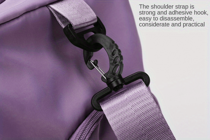 wukds Large Capacity Travel Gym Bag with Shoe Compartment & Dry-Wet Separation -
