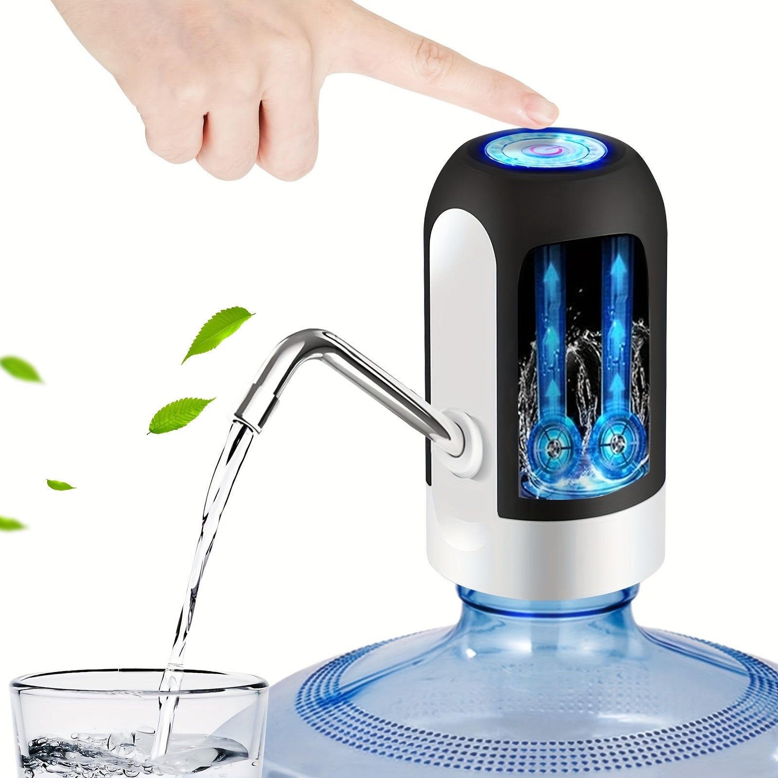 Sanhao Electric Water Bottle Pump with USB- Automatic Operation,