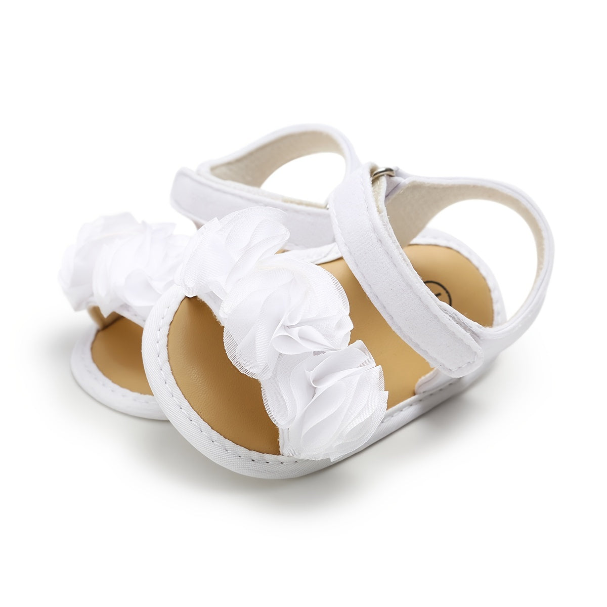 Adorable Baby Girl's Floral Sandals - Breathable, Comfortable, and Durable Open-Toe Shoes for Newborn, Infant,