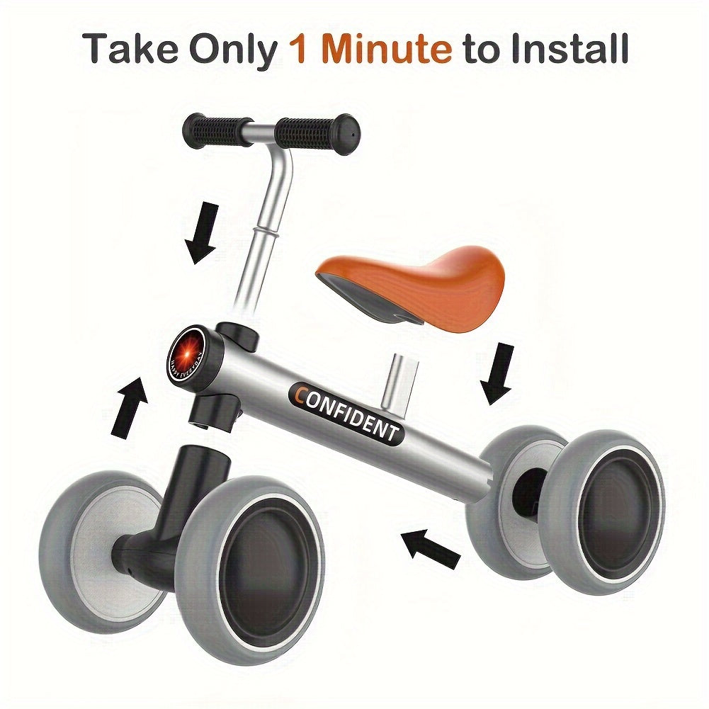 Baby Balance Bike for 1 Year Old Boys Girls, Riding Toys for Toddlers, No Pedal Bicycle, 12-36 Months Kids First Bike, Best Gift for Birthday, Christmas, Halloween