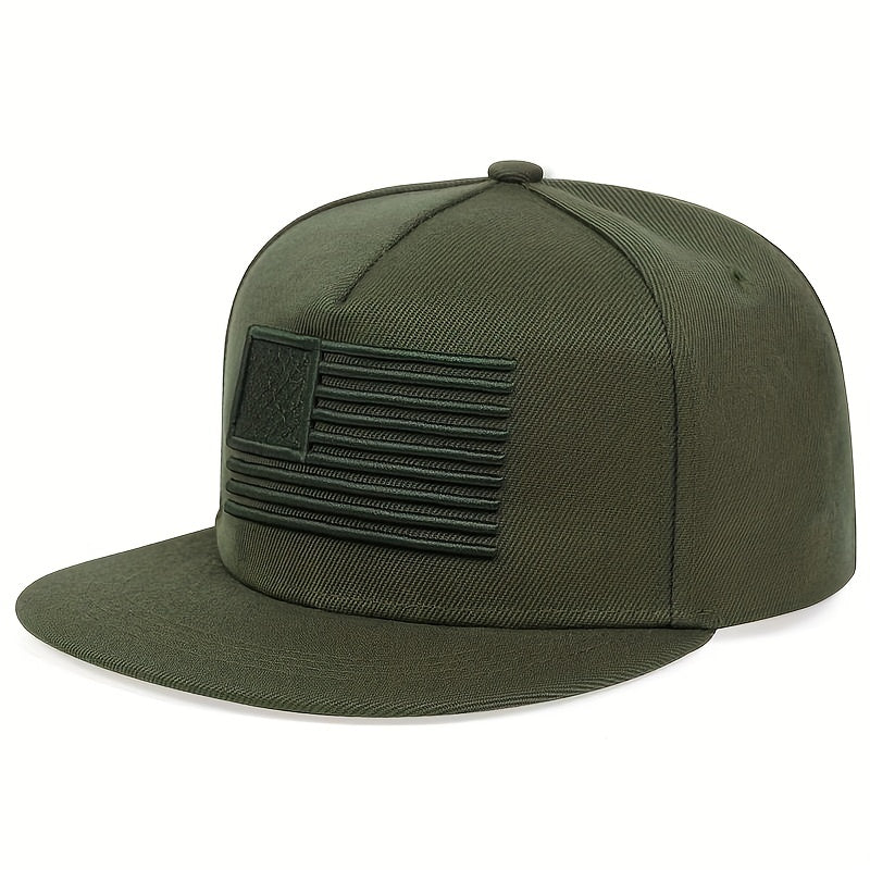 1pc Men's American Flag Baseball Cap, Hats For Outdoor Sports, Men's Hats