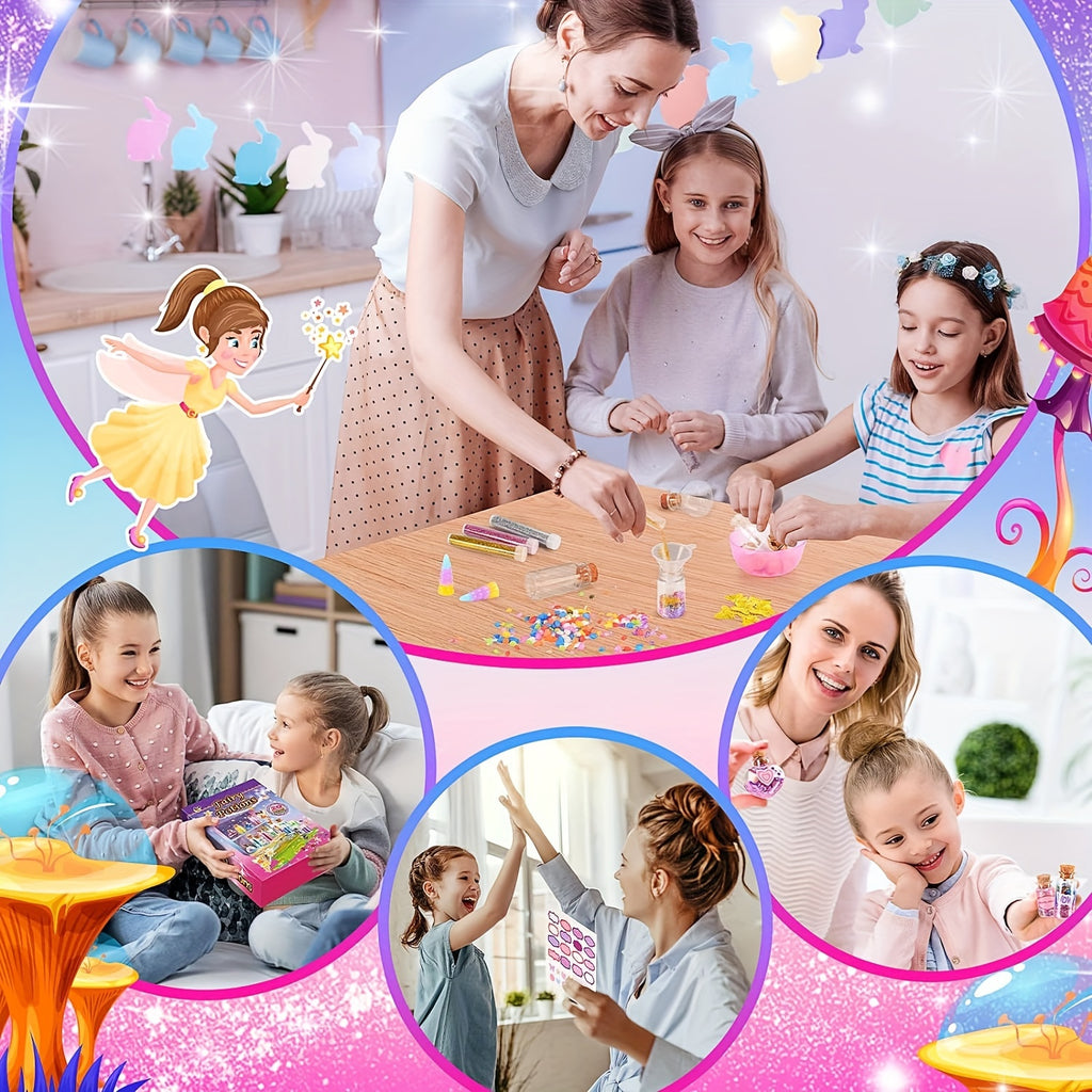 Craft Kits for Girls, 58 PC Magical Potion Kits for Kids, Fun Toys for Girls 8-12, DIY Creative Activity, Birthday Gifts for Kids Girls Ages 6 7 8 9 10-12 Year Old