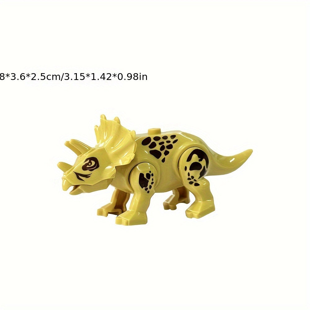 Prehistoric Creatures: Dino Building Blocks - Raptor & Pterosaur Sets - ABS Material - Animal Themed Toys - Great for Kids - Perfect for Playtime