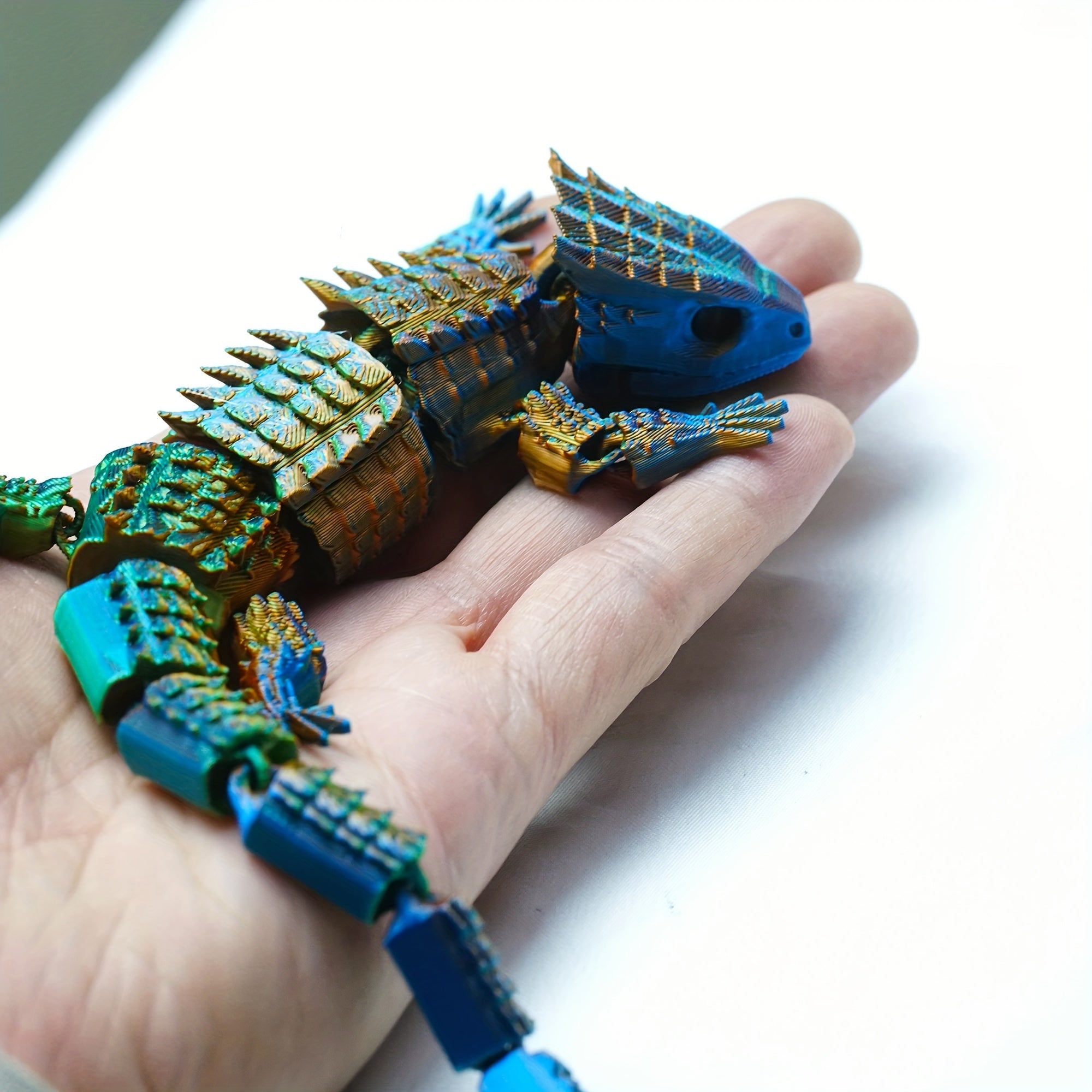 3D printed lizard laser crocodile joints that can be moved, Class A animals t