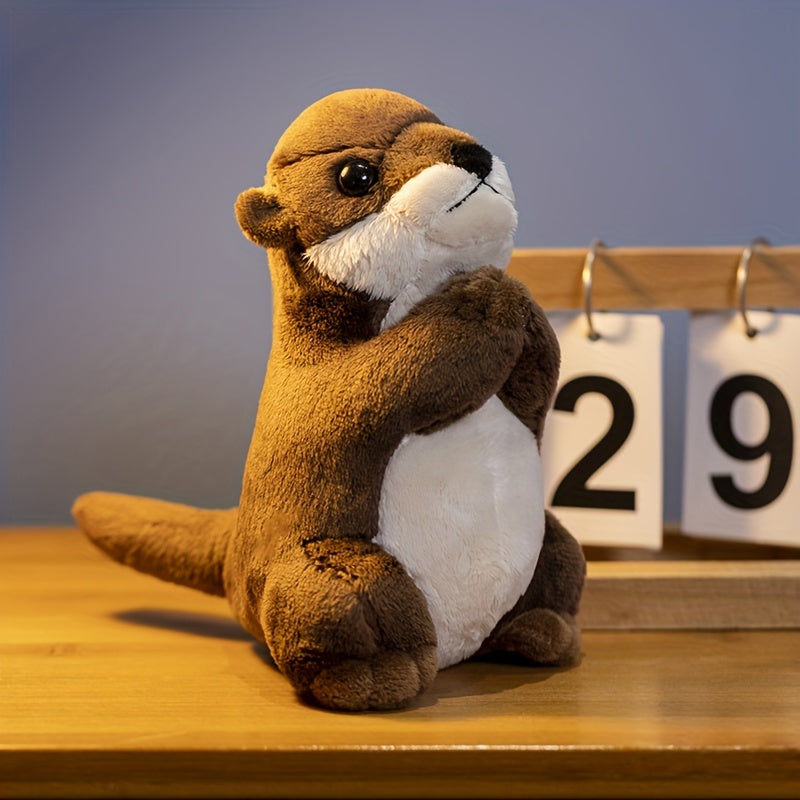 Adorable Simulation Otter Plush Toys - Soft, Cuddly, Realistic Design - Perfect for Home Decor, Sofa Embellishments, Birthdays, Holidays - Gift for Friends & Family
