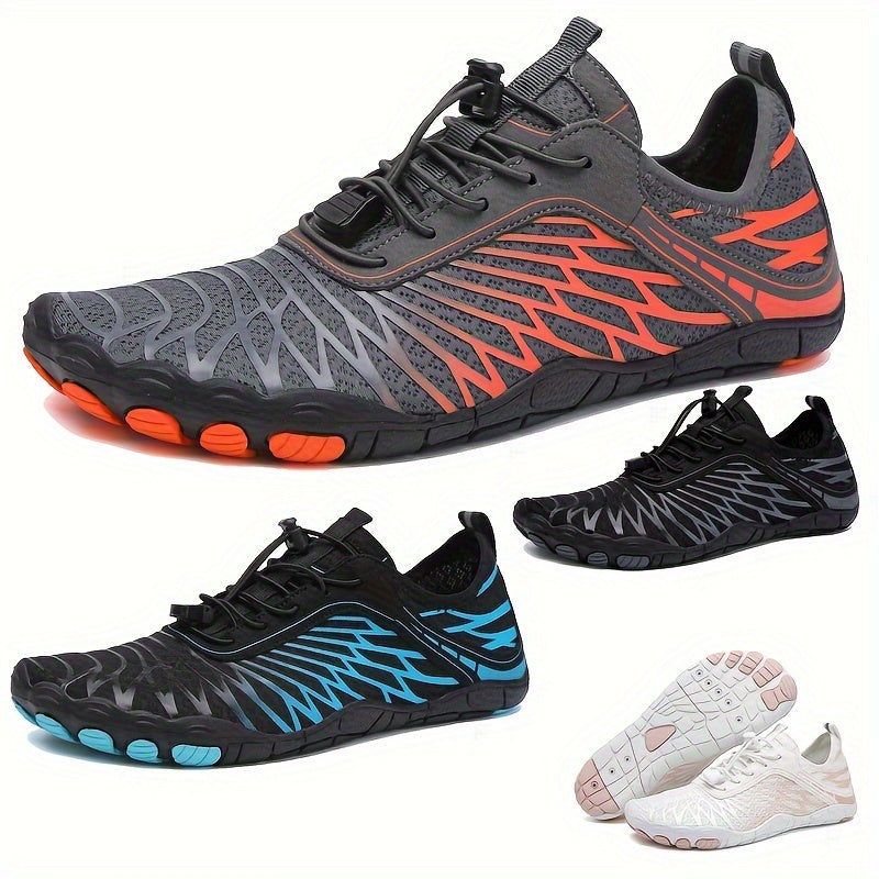 Adventure, Versatile Quick-Dry Footwear for Surfing, Swimming, Beach Tennis & Volleyball - Breathable Mesh & Durable Rubber Sole