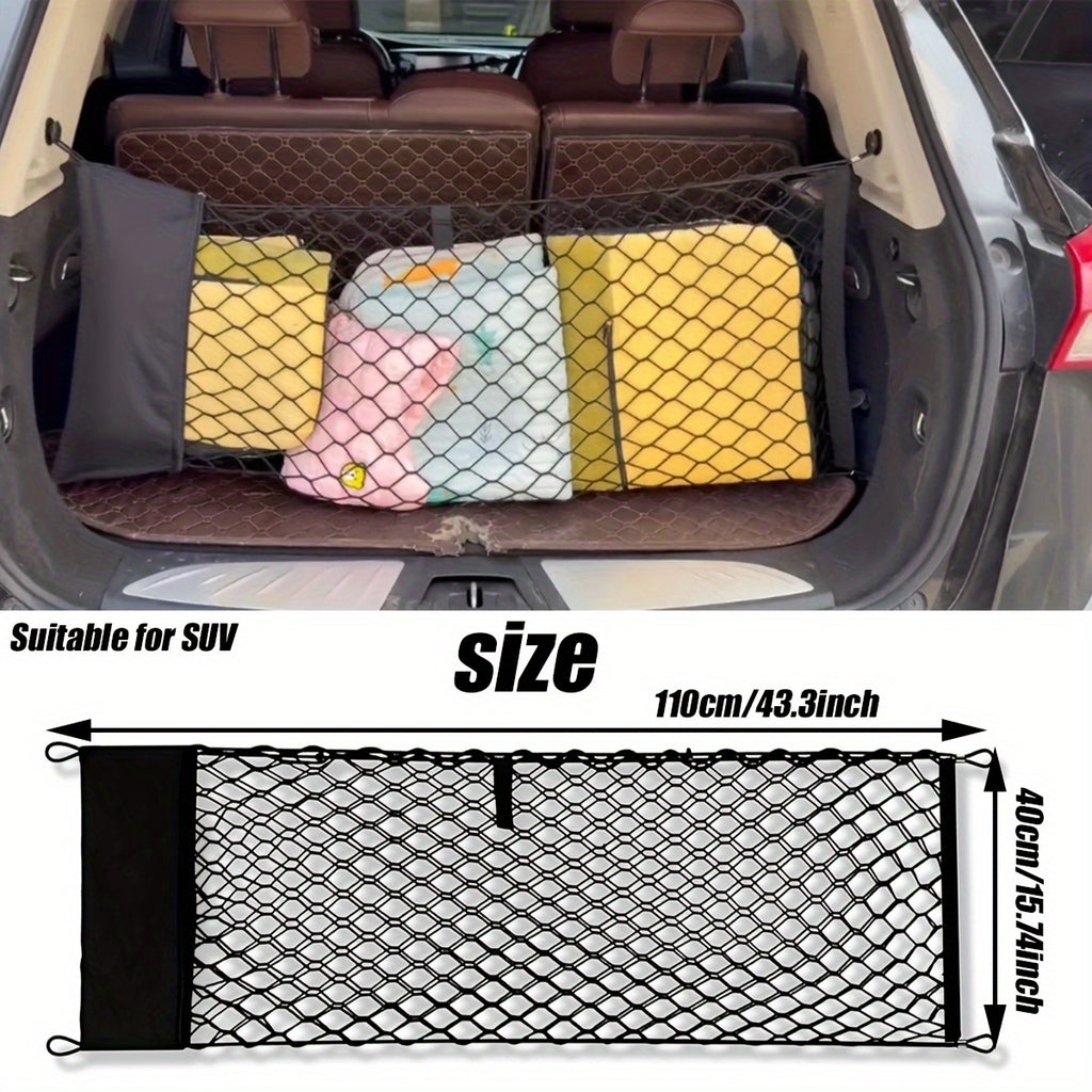 Envelope Trunk Cargo Net for Ford Maverick 2022-2024 Accessories, Heavy Duty Mountain Buckle