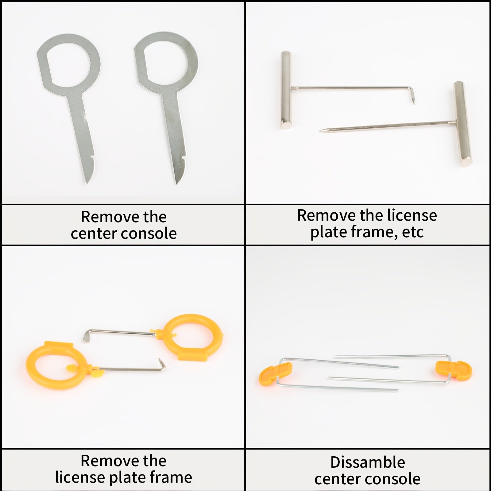 20pcs Car Repair Tool Kit with Long Reach - Stainless Steel, Portable Automotive Set with Emergency Tools & Carrying Bag for Cars and Trucks