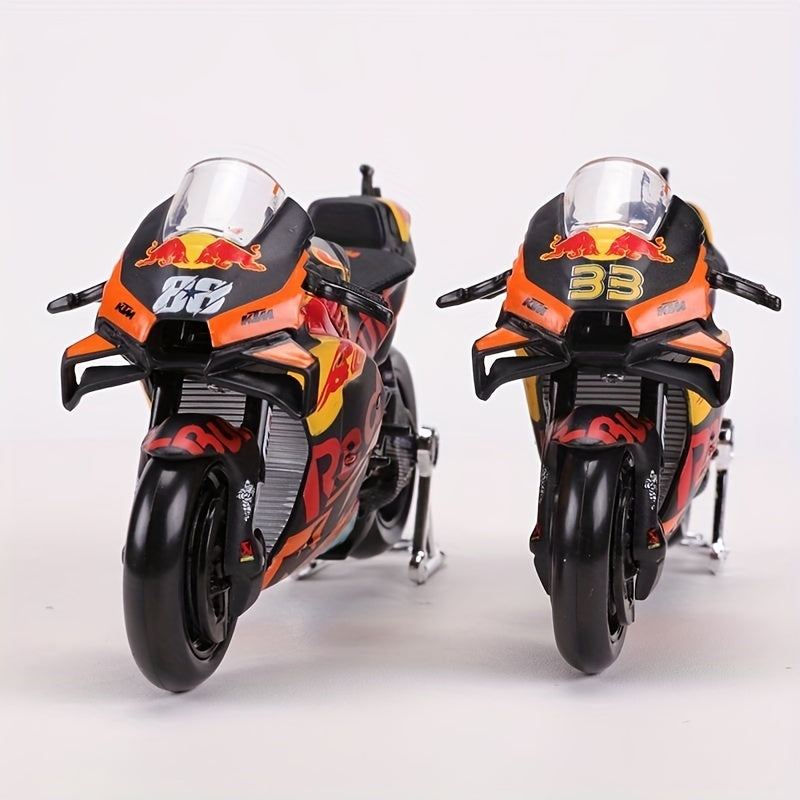 Maisto 1:18 2021 Red Bull KTM Factory Racing #88 #33 Die Cast Vehicles Collectible Motorcycle Model Toys Christmas Halloween Gift
