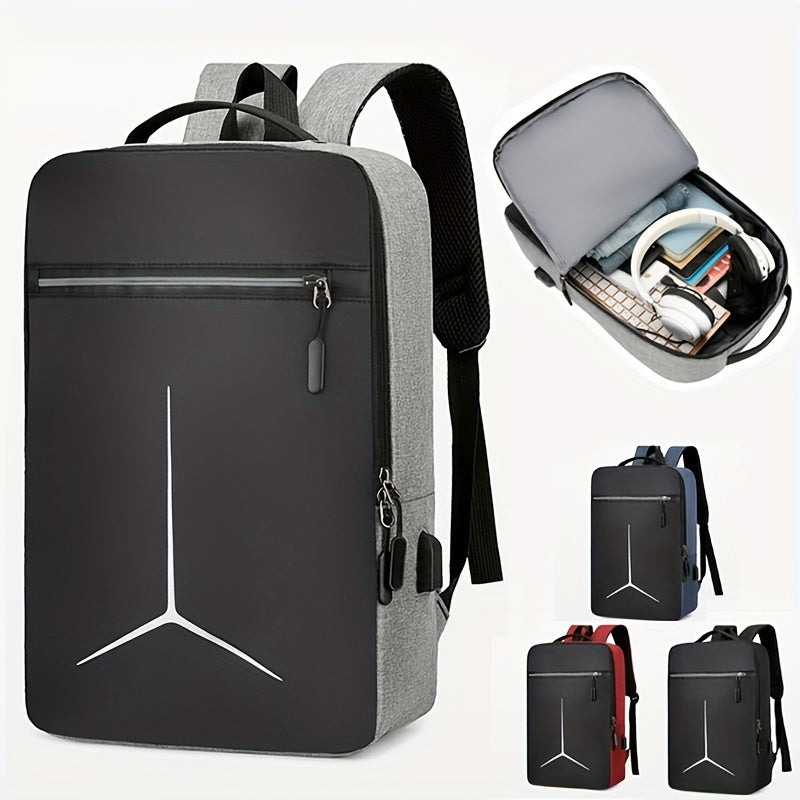 Waterproof Sports Backpack with USB Charging Ports and Reflective Strip - Ideal for Outdoor Travel and Sports - Perfect Gift for Men