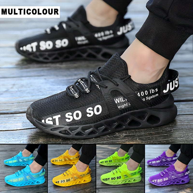 Men's Lightweight Basketball Shoes - Breathable Running Gym Sneakers with Stability Cushioning,