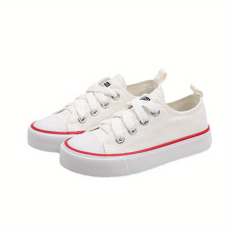 Girls Canvas Sneakers - Ultra-Lightweight & Super Comfortable - Anti-Slip Walking Shoes for Spring & Summer Adventures - Ideal for Outdoor Play