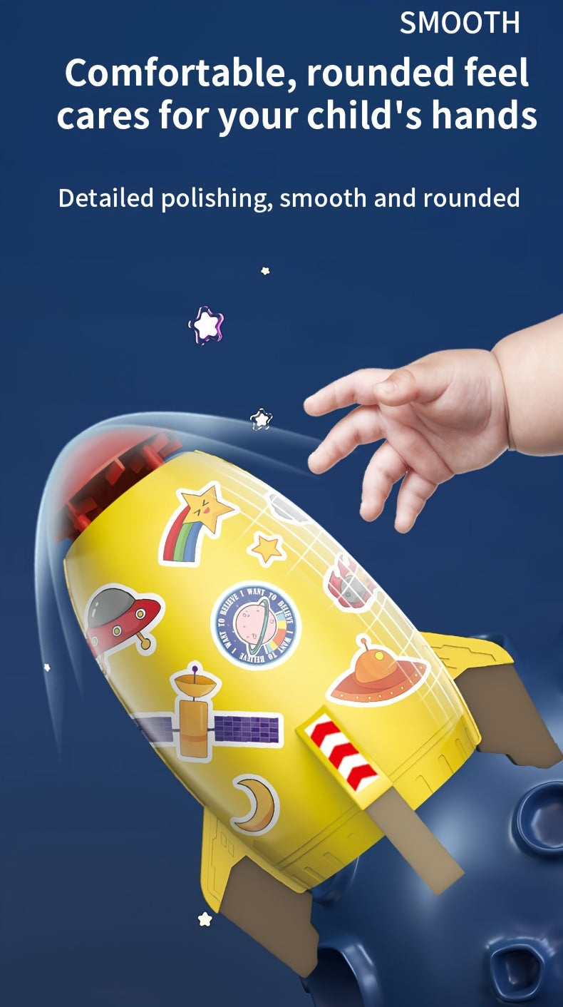 1pc, Outdoor Flying Water Jet Rocket Rotating Launch Sprinkler Watering Device Water Play Small Toys Waterer Rocket Fountain Summer Cool Toys Party Activity Toys Children's Birthday Gift