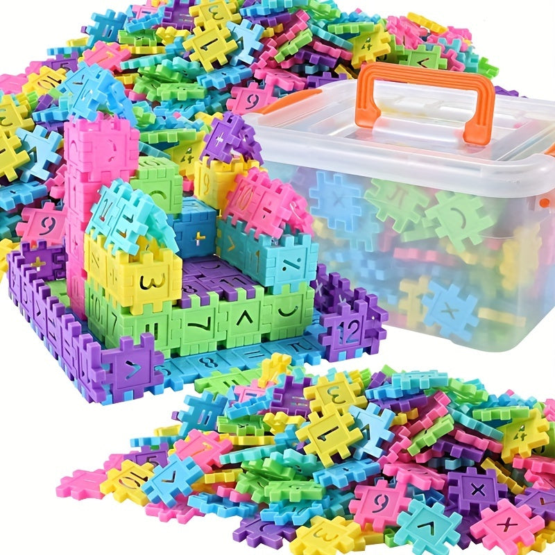 DIY Building Toys - Digital Block Building Set for Youngsters - Educational Intellectual Toys, Halloween/Thanksgiving Day/Christmas Gift