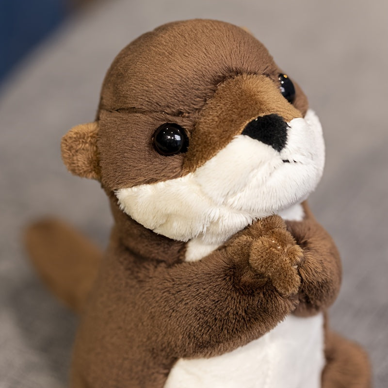Adorable Simulation Otter Plush Toys - Soft, Cuddly, Realistic Design - Perfect for Home Decor, Sofa Embellishments, Birthdays, Holidays - Gift for Friends & Family