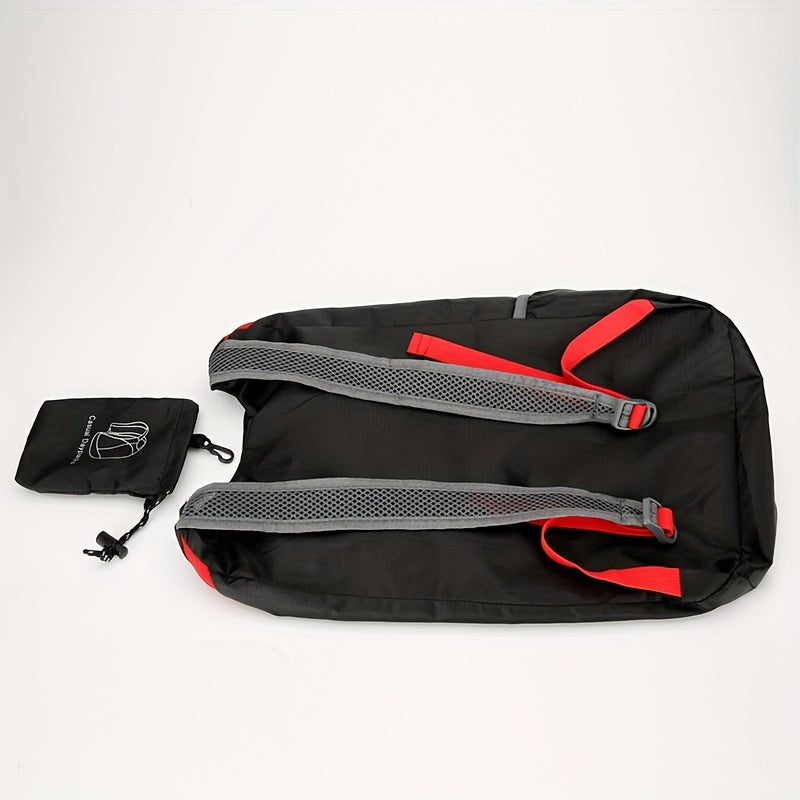 Small Portable Multifunctional Sports Backpack, Foldable Lightweight Waterproof Storage Bag For Men Outdoor Camping Hiking Travel Backpack