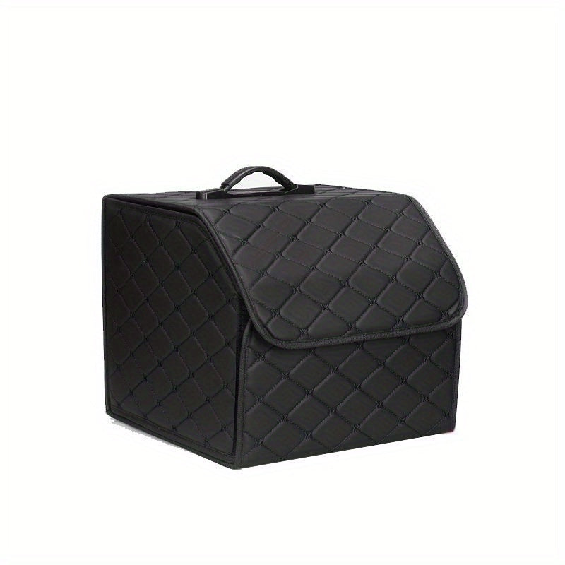 1pc Car Trunk Organizer Storage Box Collapsible Auto Cargo Storage Container Toys Food Storage Bag Car Stowing Automotive Accessories