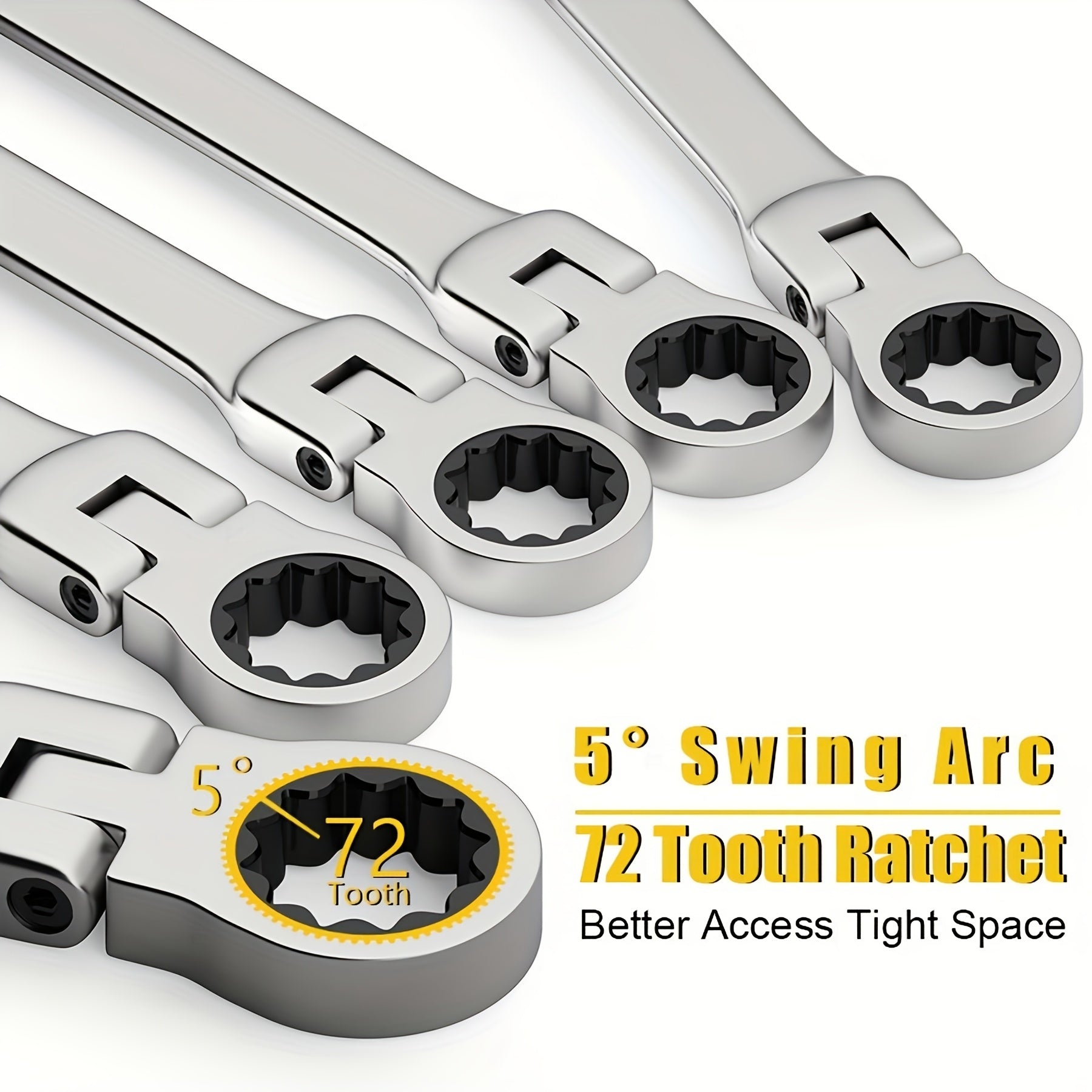Dynamic Ratchet Wrench - Double-Headed Two-Way
