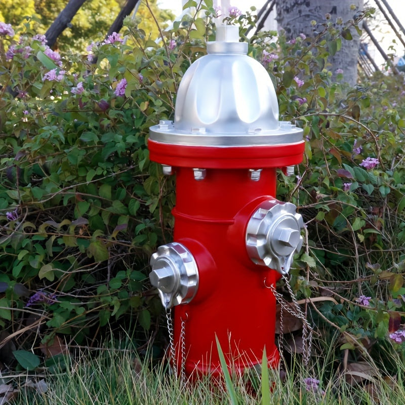 Large Fire Hydrant Resin Dog Urinal, Fire Hydrant Training Dog Toys, Outdoor Lawn Creative Ornament Outdoor Patio Forest Landscape Decoration