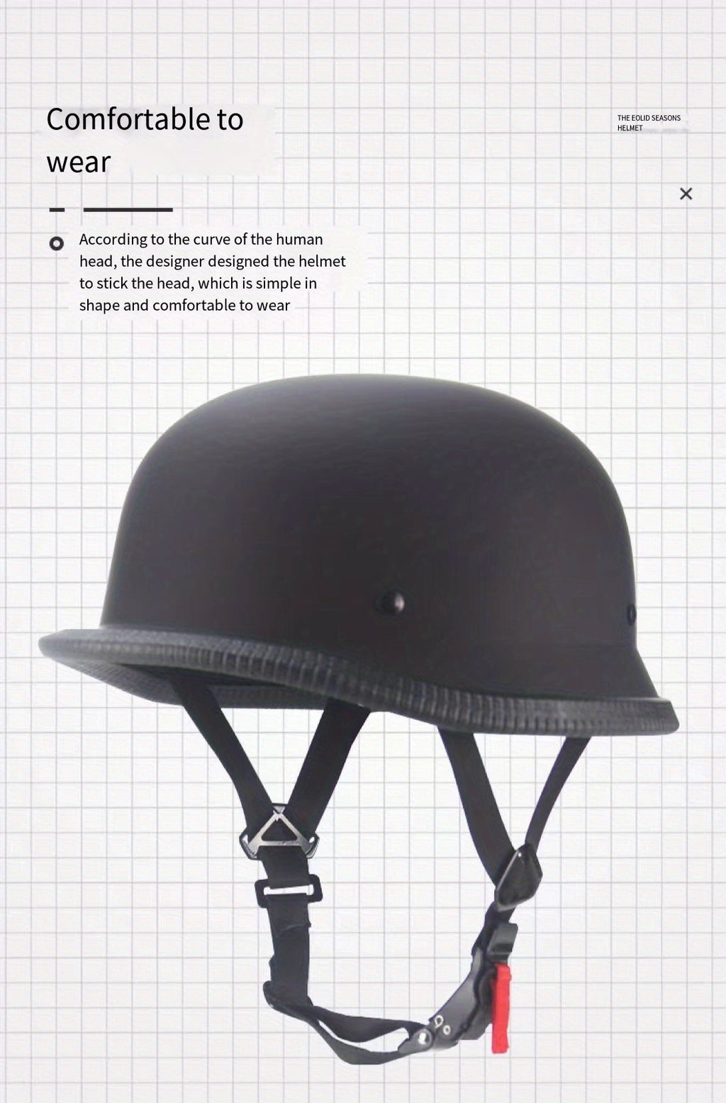 Men's & Women's Trendy Retro Motorcycle Helmet - Perfect For Outdoor Sports & Electric Cars!