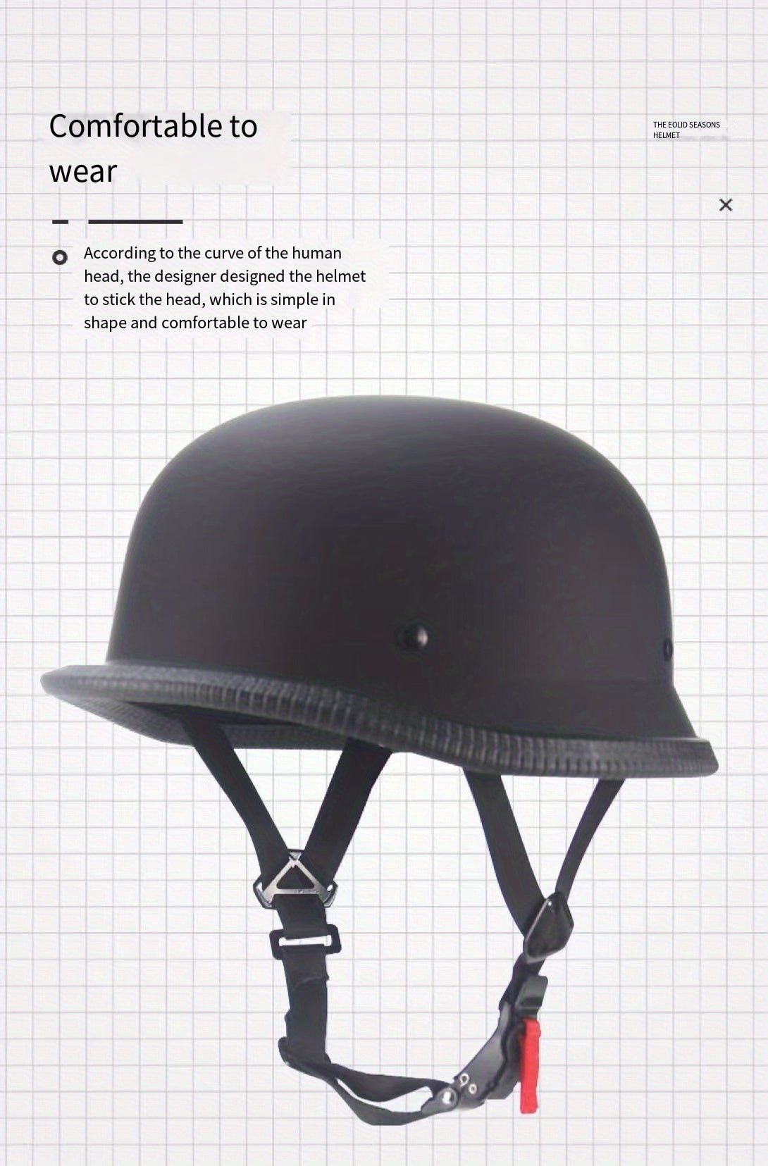 Men's & Women's Trendy Retro Motorcycle Helmet - Perfect For Outdoor Sports & Electric Cars!