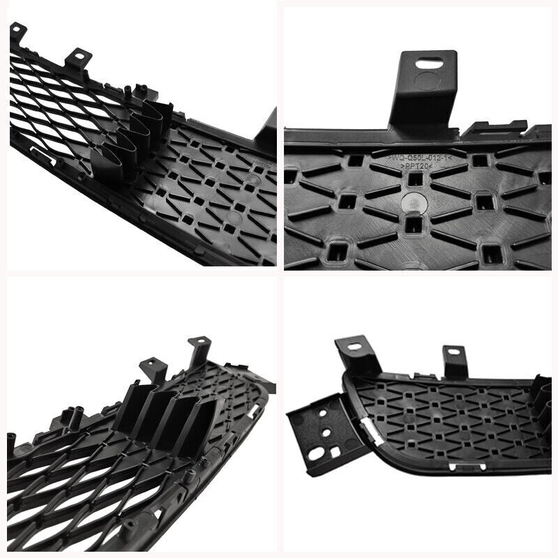 for 2018 2019 2021 2022 for INFINITI Q50 Sport Grille Black Front Bumper Lower Honeycomb Grill