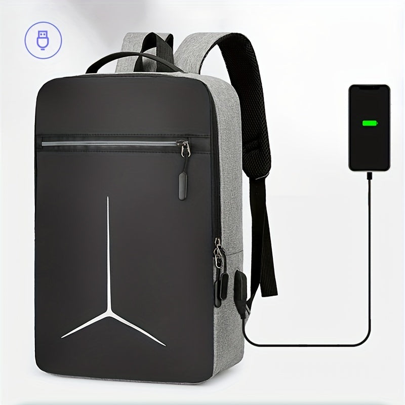 Waterproof Sports Backpack with USB Charging Ports and Reflective Strip - Ideal for Outdoor Travel and Sports - Perfect Gift for Men