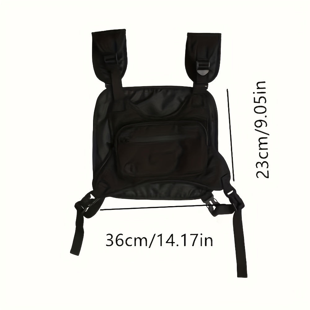 Fashion Streetwear Waistcoat For Men Hip Hop Chest Rig Vest Bag Chest Bags For Travel Hiking Outdoor Sports