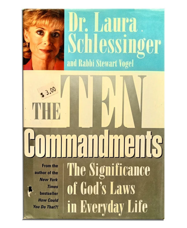 Ten Commandments by Stewart Vogel and Laura Schlessinger (1998, Hardcover)  b34