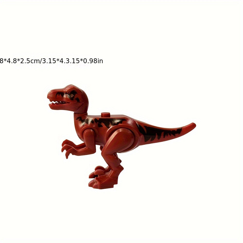 Prehistoric Creatures: Dino Building Blocks - Raptor & Pterosaur Sets - ABS Material - Animal Themed Toys - Great for Kids - Perfect for Playtime