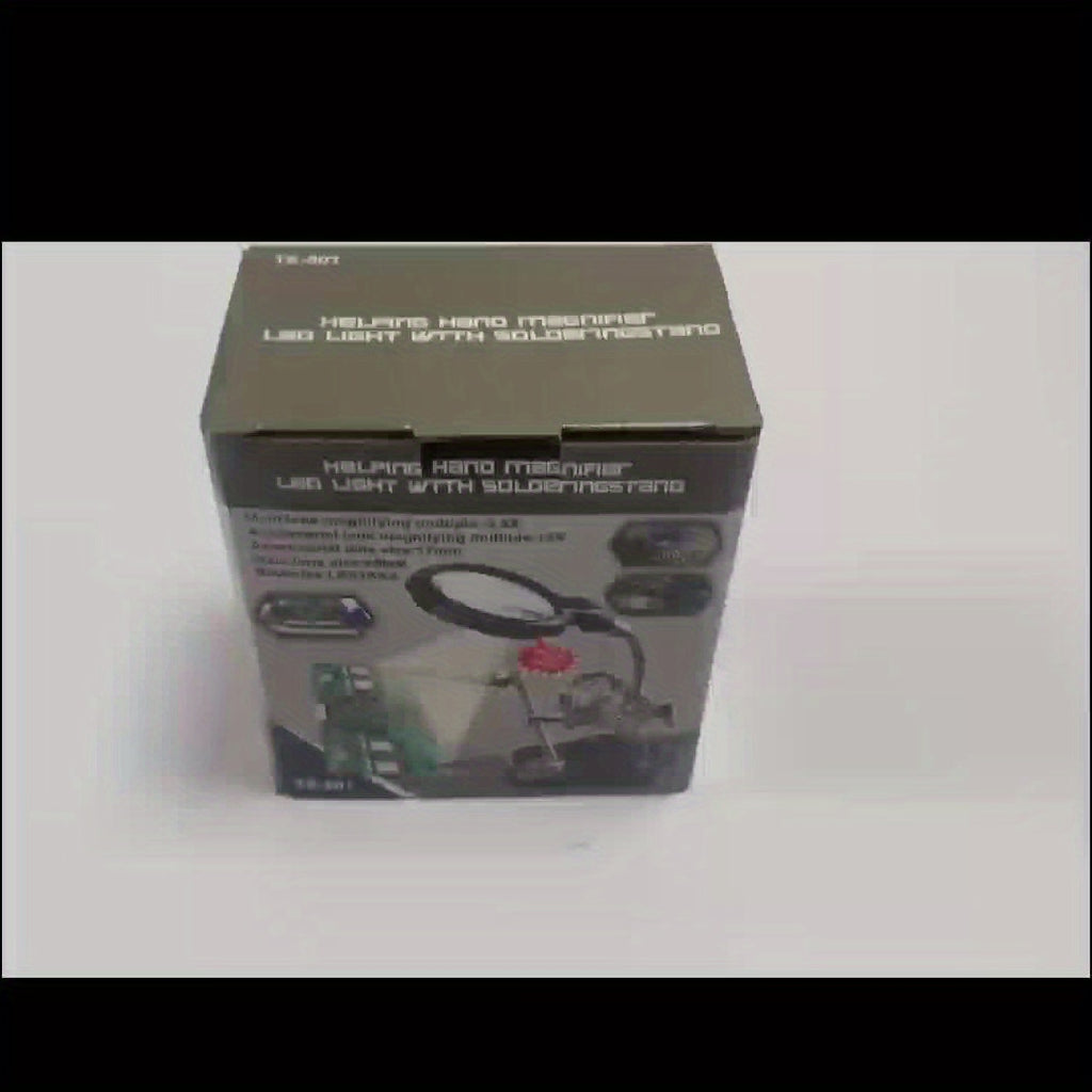 Professional Electronic Inspection & Repair Station with Built-in Lighted Magnifying Glass
