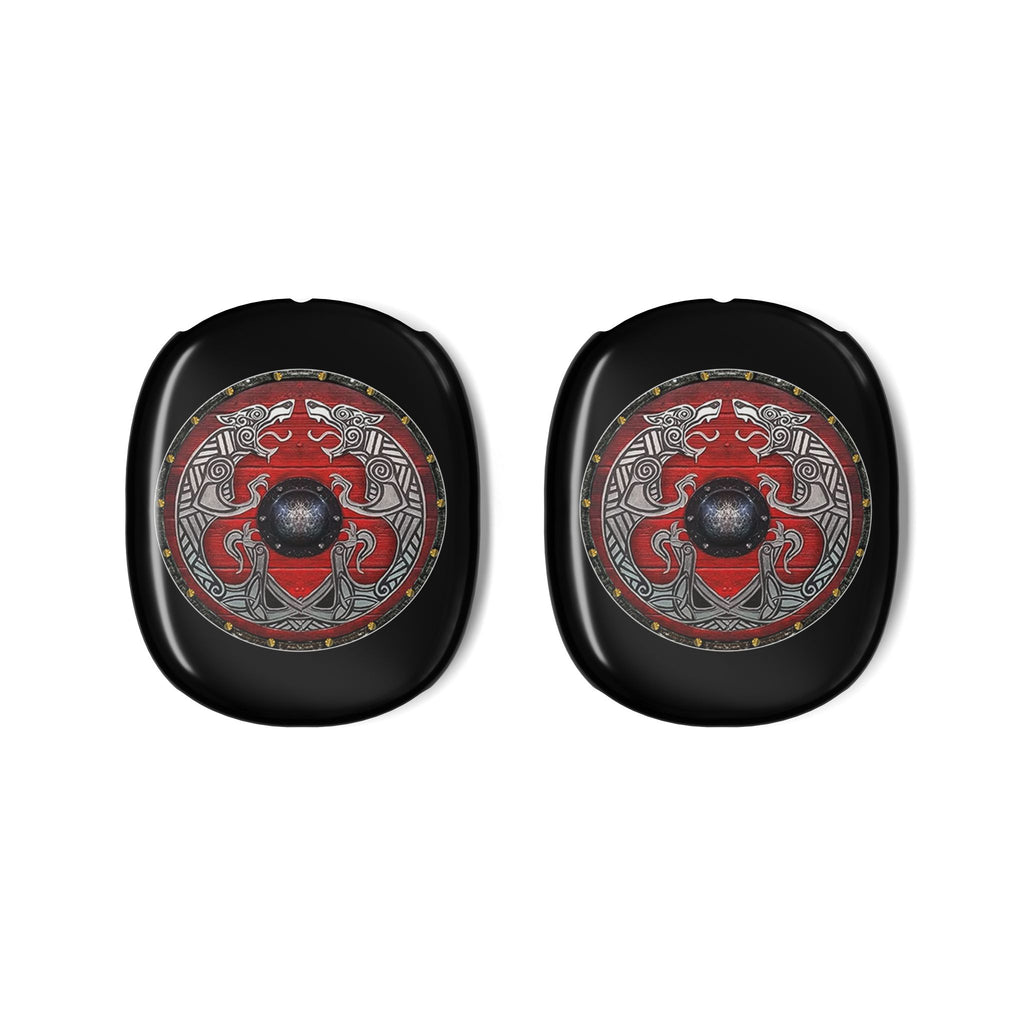 AirPods Max Shell Case — Red Viking Shield