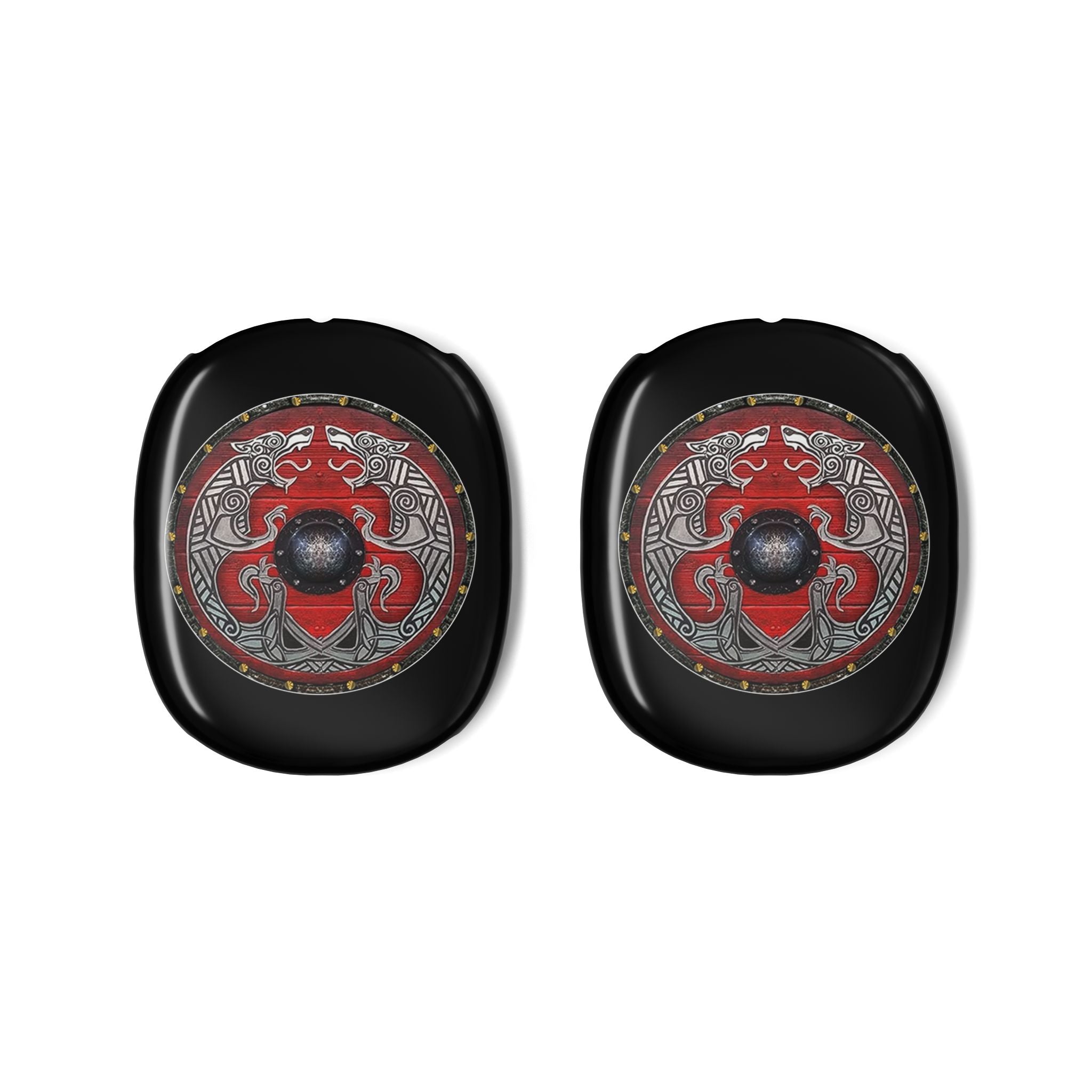 AirPods Max Shell Case — Red Viking Shield
