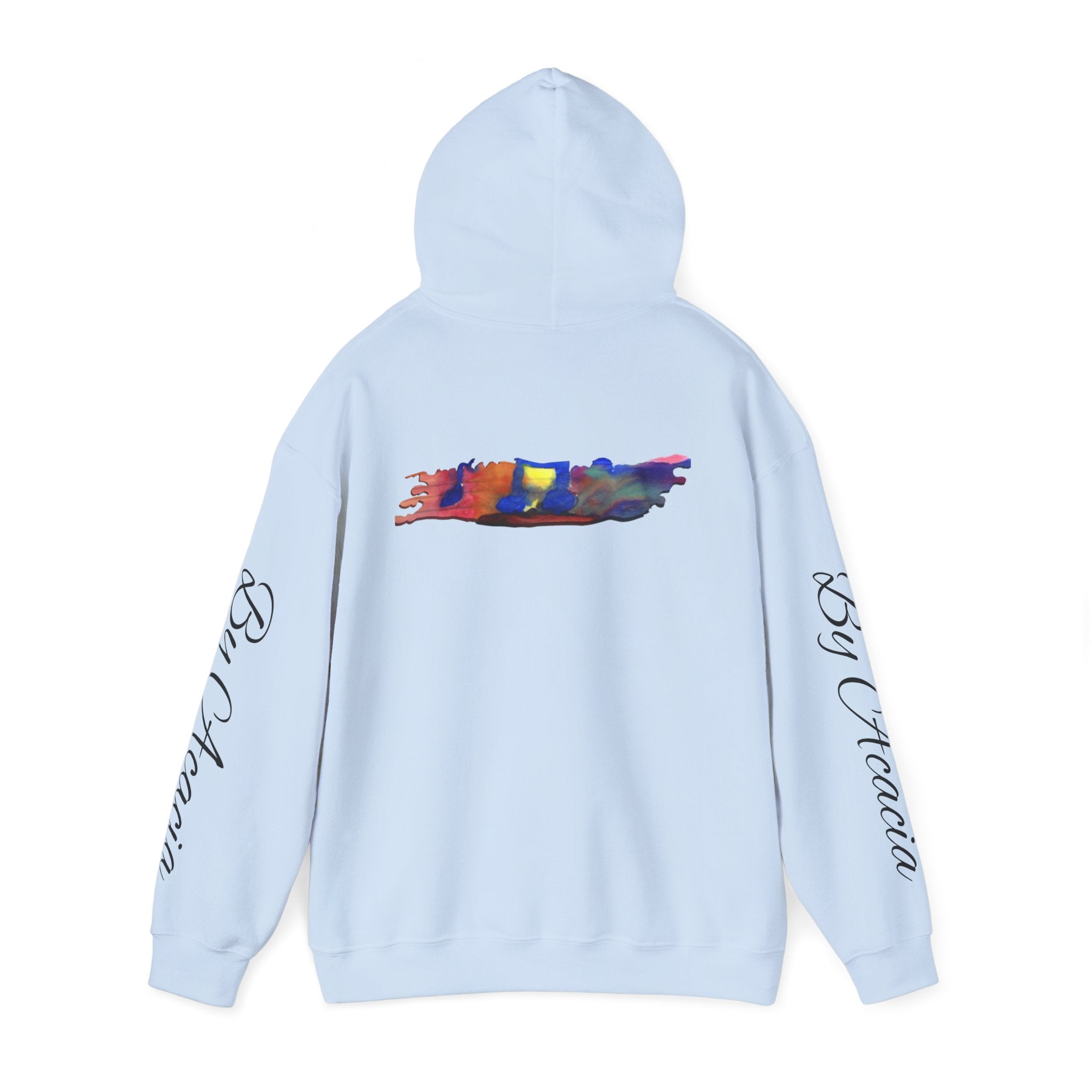 Music Is Life Hoodie — Colorful Watercolor Note Graphic Pullover