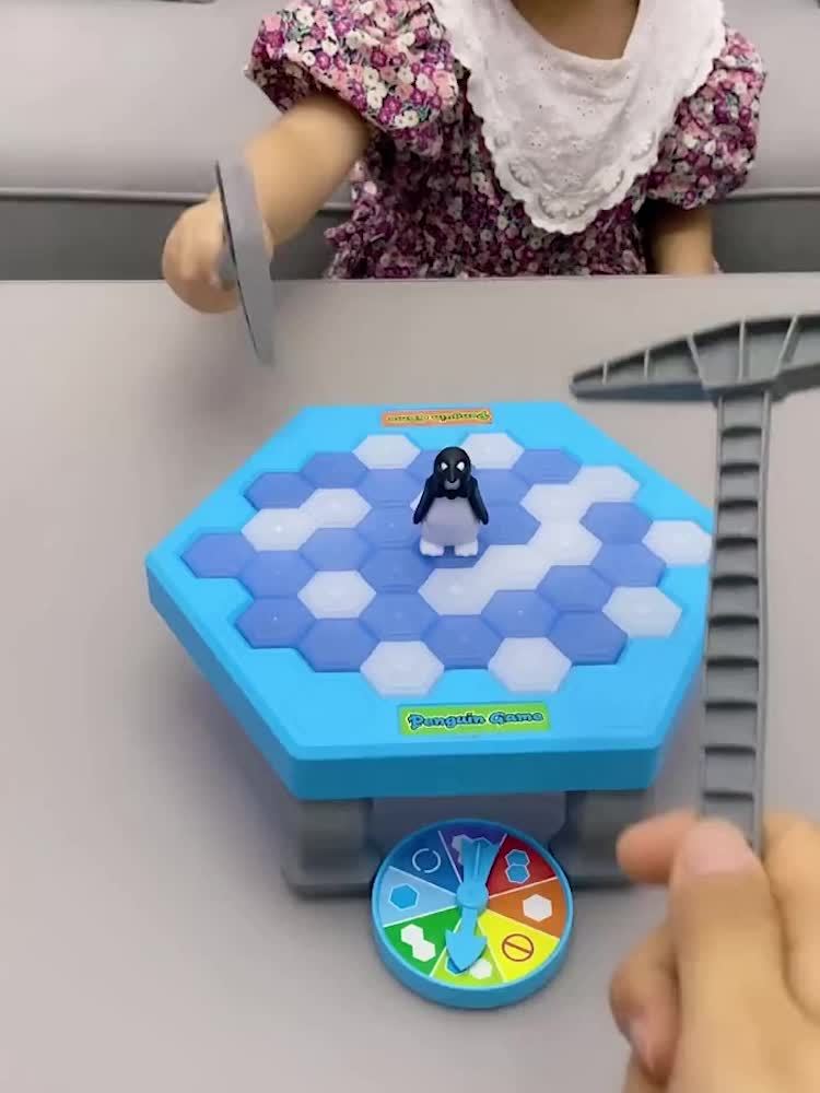 Knocking Ice Cubes To Rescue Little Penguins, Ice Breaking Toys, Children's Cognitive Brain Training, Parent-child Games, Boys' Christmas And Halloween Gifts