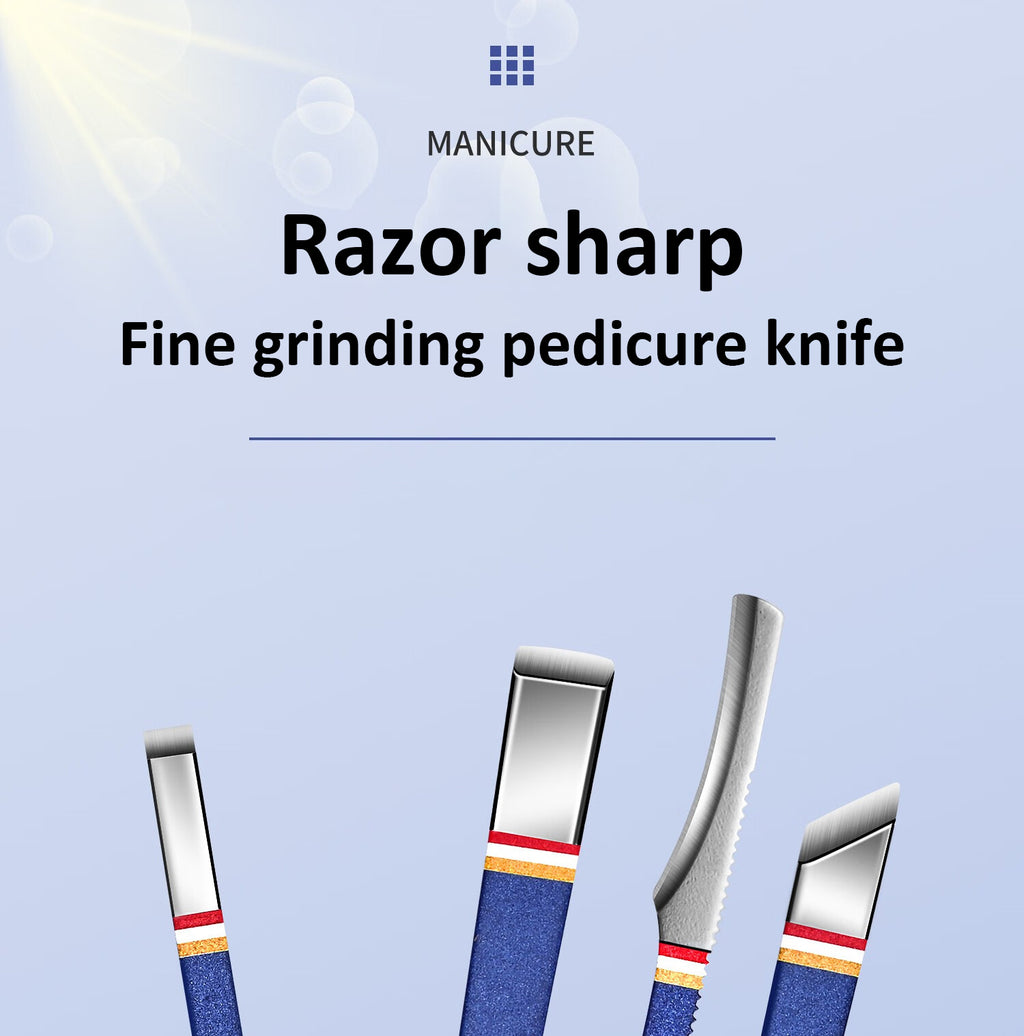 9/11/13/15/19pcs Fashion Nail Clipper Set Premium Manicure Tools for Men and Women, High-End Pedicure Kit